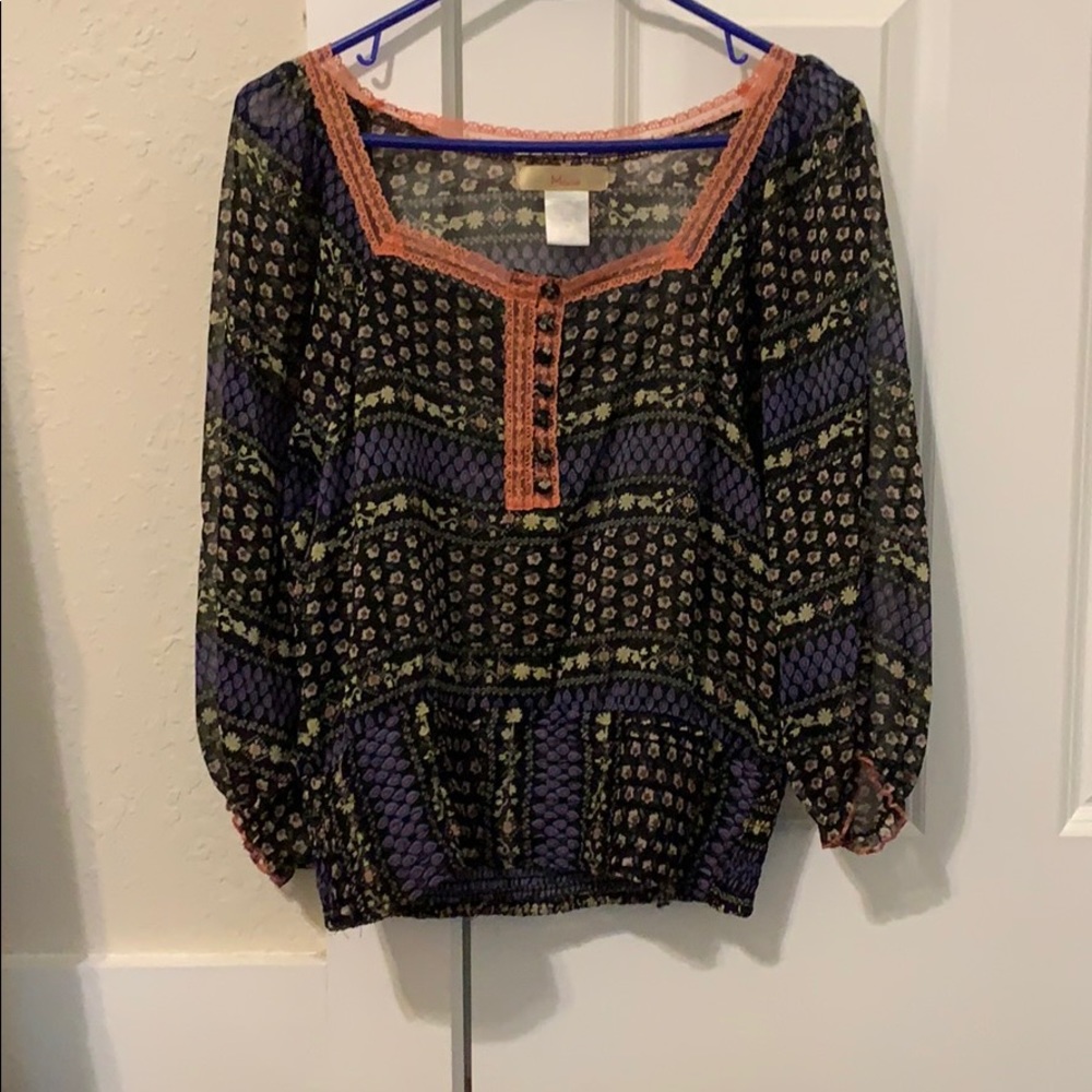 Sheer Miuse top